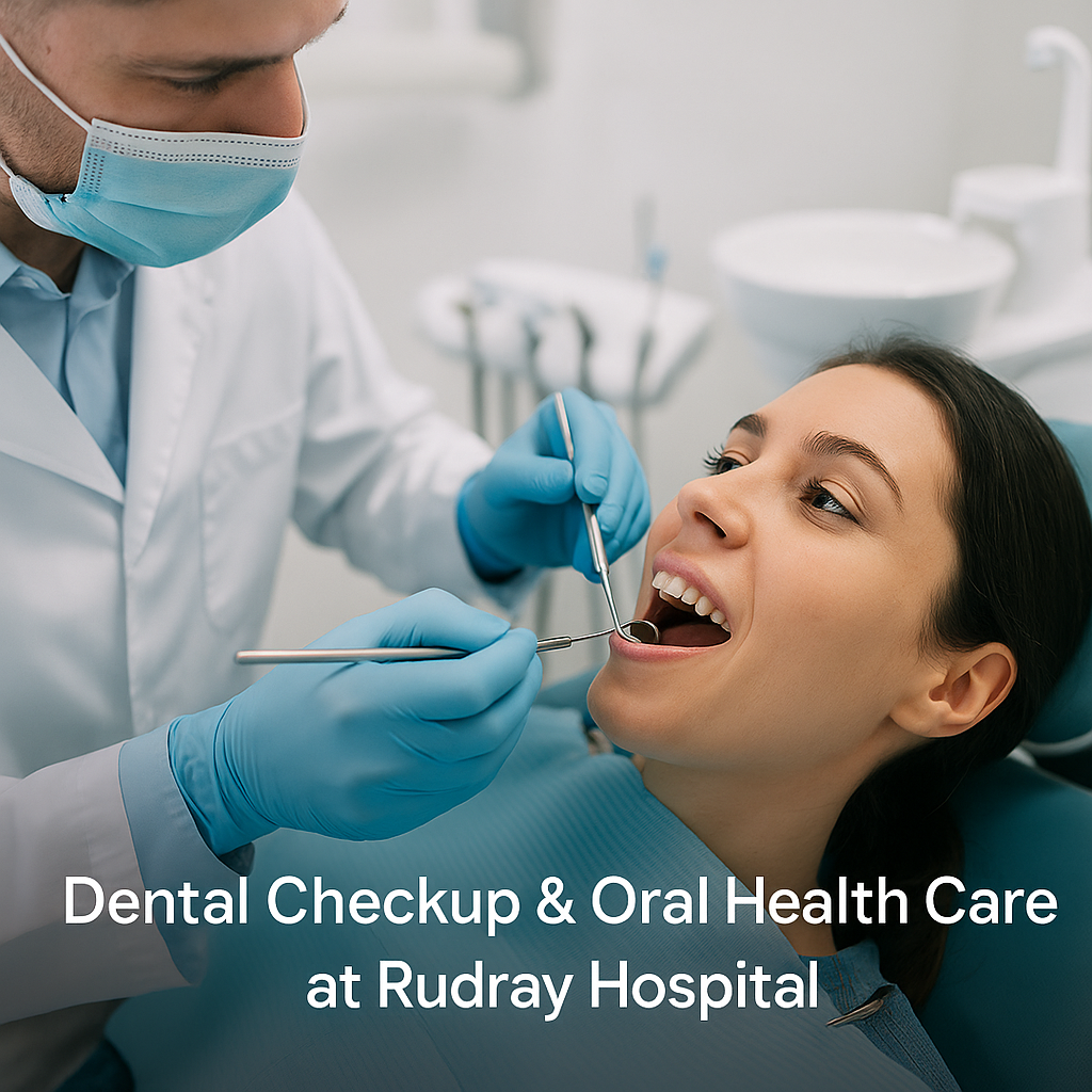 Dental Checkup & Oral Health Care at Rudray Hospital, Nikol, Ahmedabad img